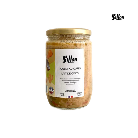 Poulet au Curry - Lait de Coco, Sillon, 560g