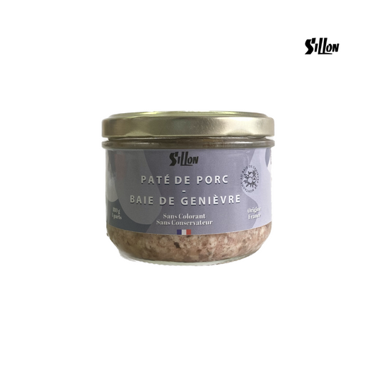 Pâté de Porc Baies de Genièvre, Sillon, 180g