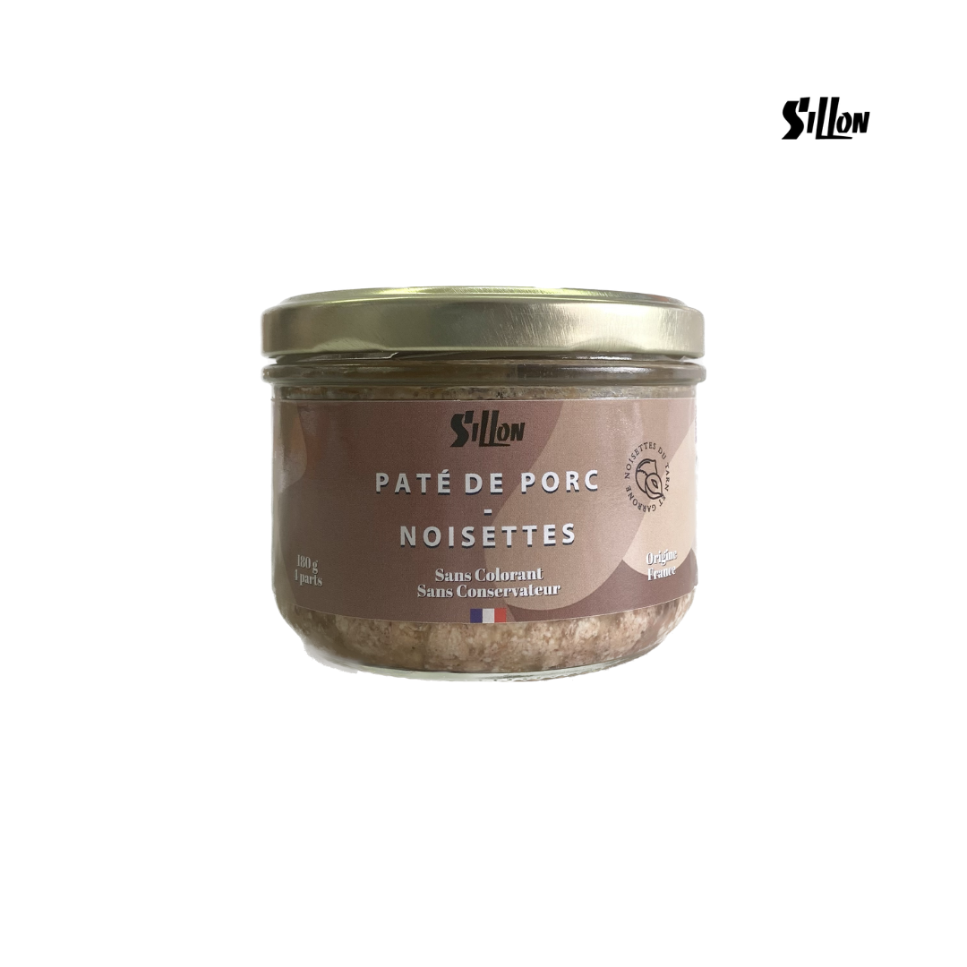 Pâté de Porc Noisettes, Sillon, 180g