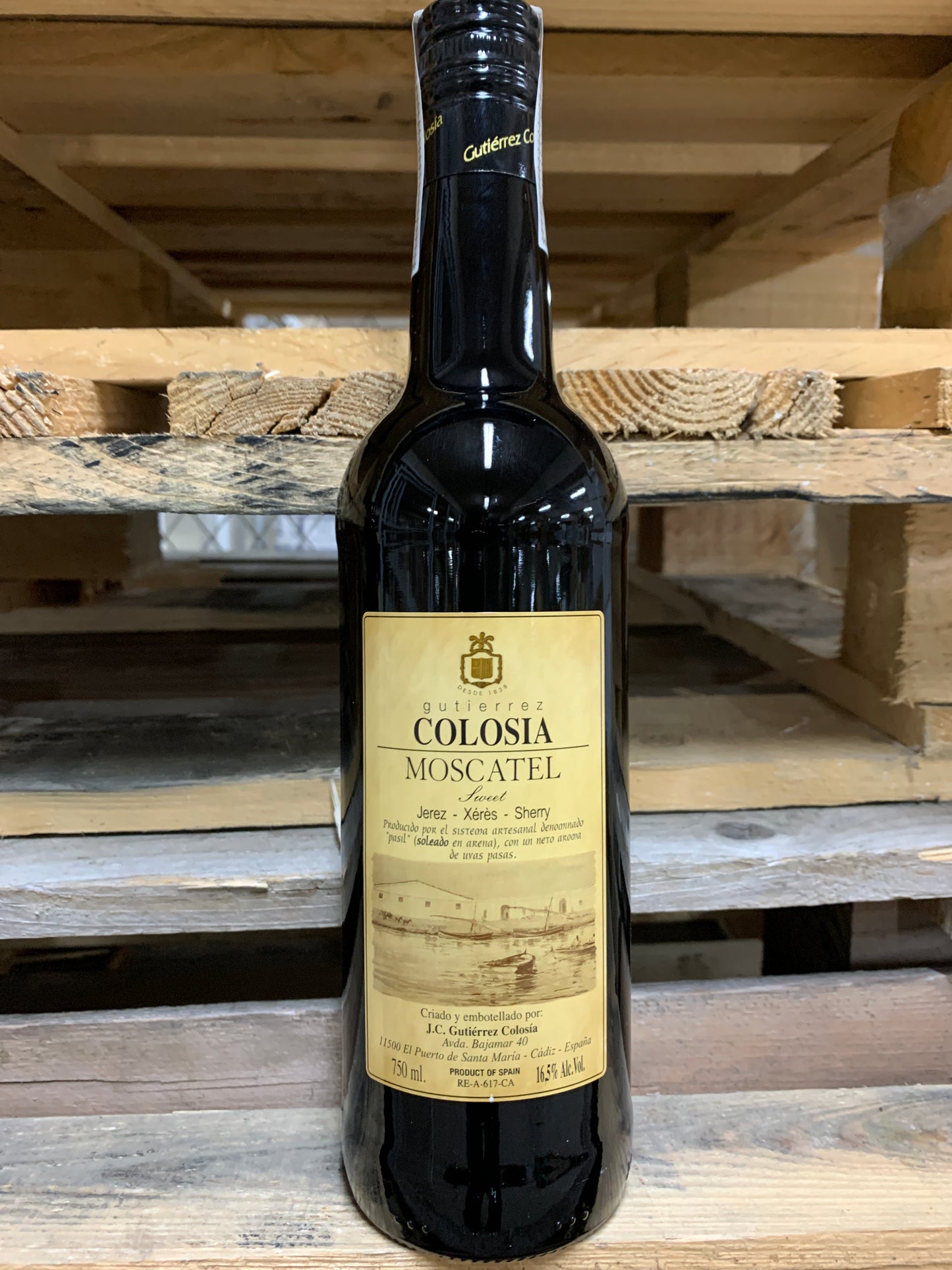Bodegas Gutiérrez Colosia, Jerez Moscatel, Etranger