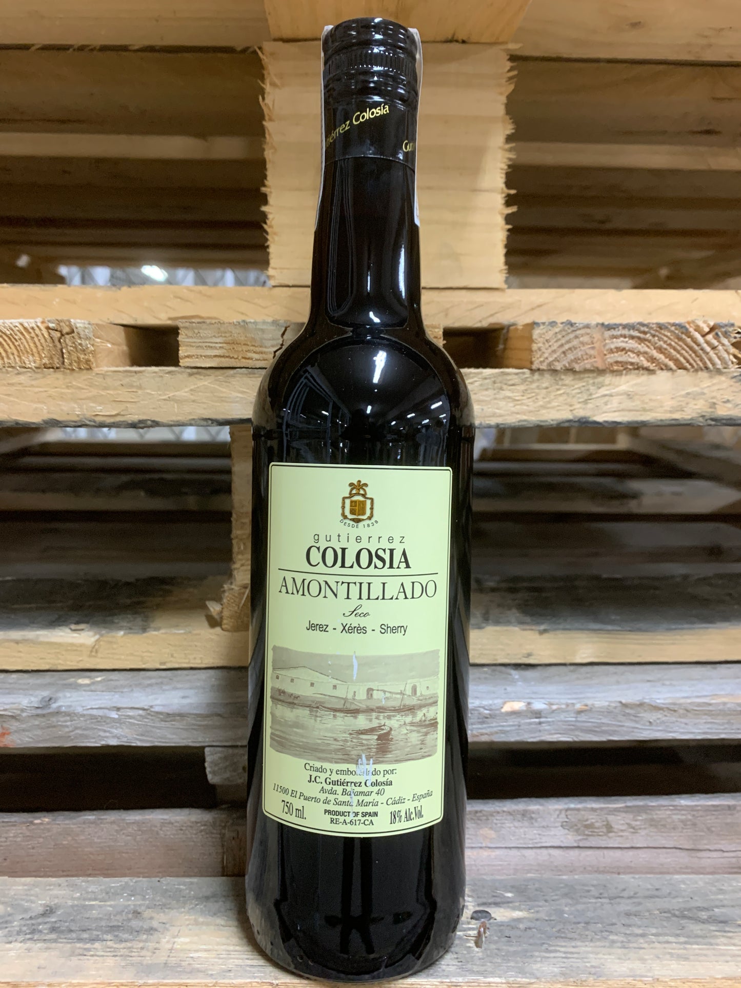 Bodegas Gutiérrez Colosia, Jerez Amontillado, Etranger