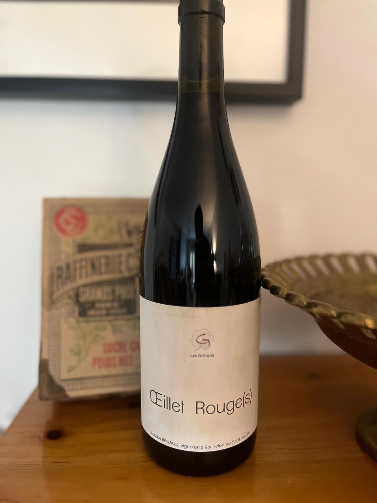 Vin de France 2018, Œillet Rouge, Clos des Grillons