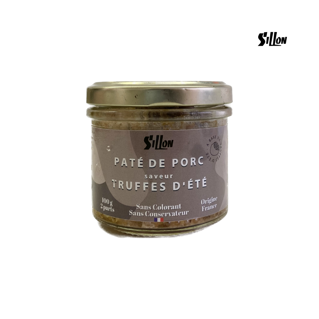 Pâté de Porc saveur Truffes d'Eté, Sillon, 100g